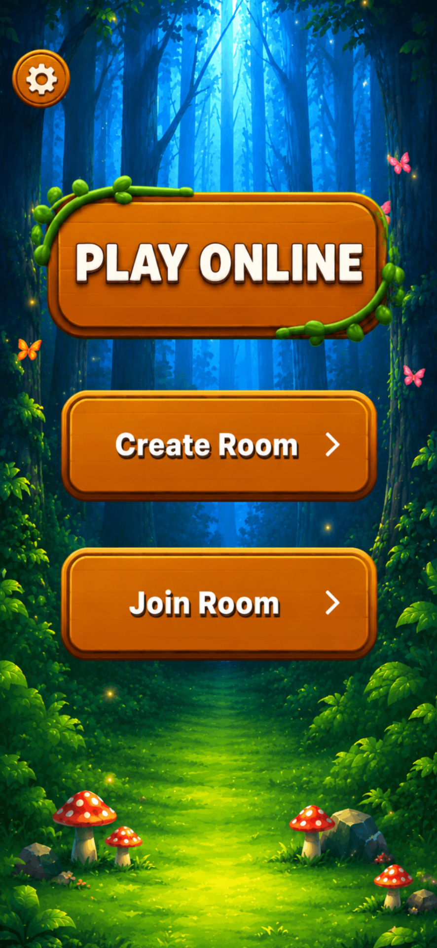 Tic Tac Toe app screenshot — Play Online